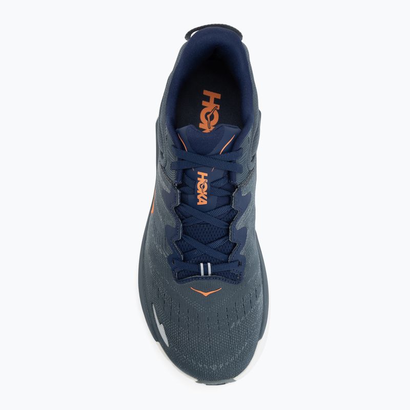 Scarpe da corsa uomo Hoka Gaviota 6 midnight blue/faded navy 5