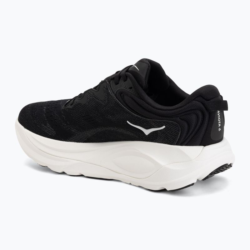 Scarpe da corsa uomo HOKA Gaviota 6 black/white 3