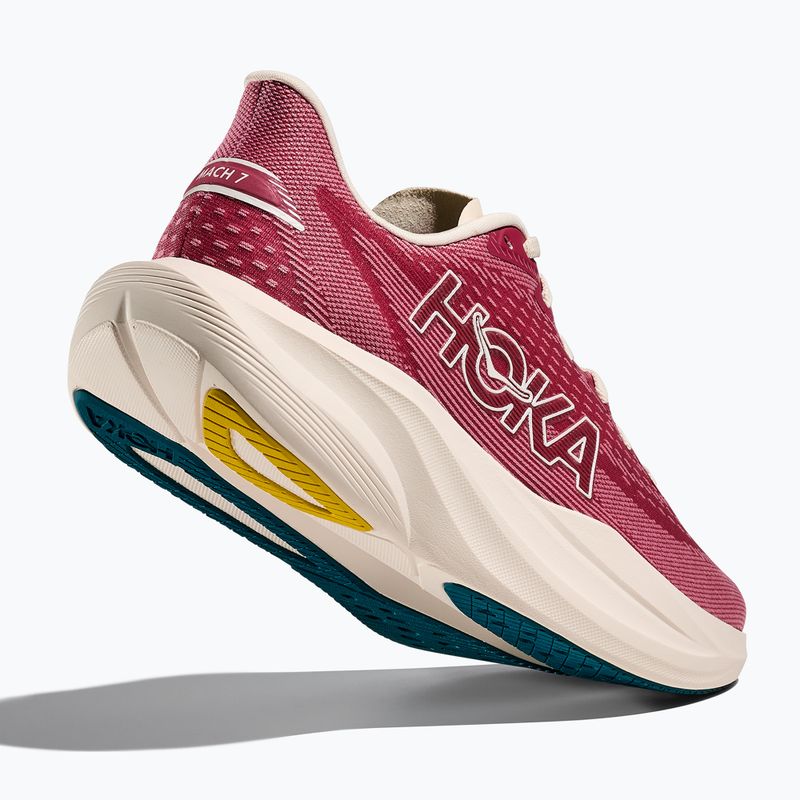 Scarpe da corsa da donna HOKA Mach 7 lingonberry/cranberry 5