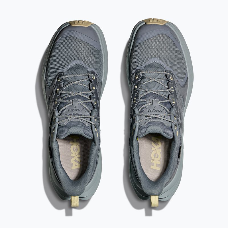 Scarpe da trekking da uomo HOKA Anacapa 2 Low GTX washed blue/mineral blue 7
