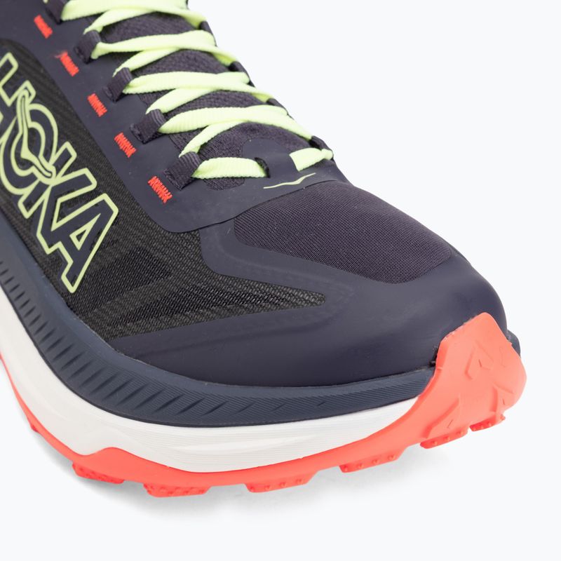 Scarpe da corsa da uomo HOKA Tecton X 3 squid ink/neon lame 7