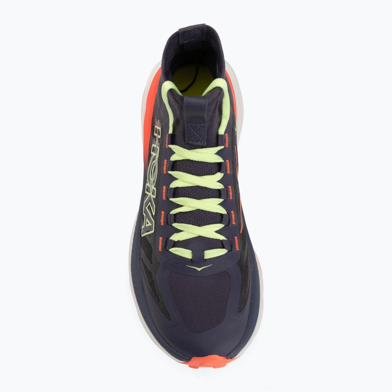 Scarpe da corsa da donna HOKA Tecton X 3 squid ink/neon lame 5