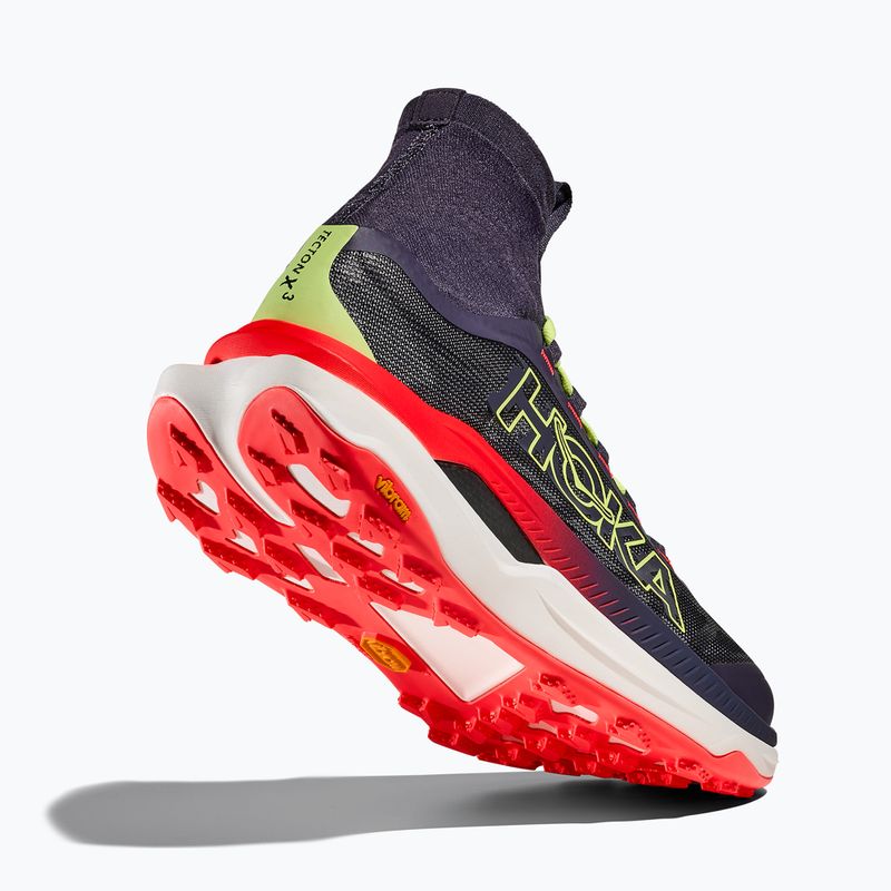 Scarpe da corsa da donna HOKA Tecton X 3 squid ink/neon lame 12