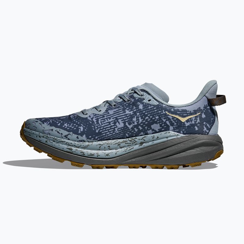 Scarpe da corsa da uomo HOKA Speedgoat 6 GTX washed blue/asphalt grey 4