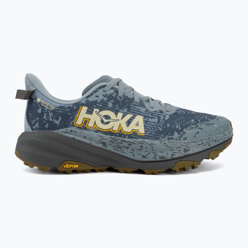 Scarpe da corsa da uomo HOKA Speedgoat 6 GTX washed blue/asphalt grey 2