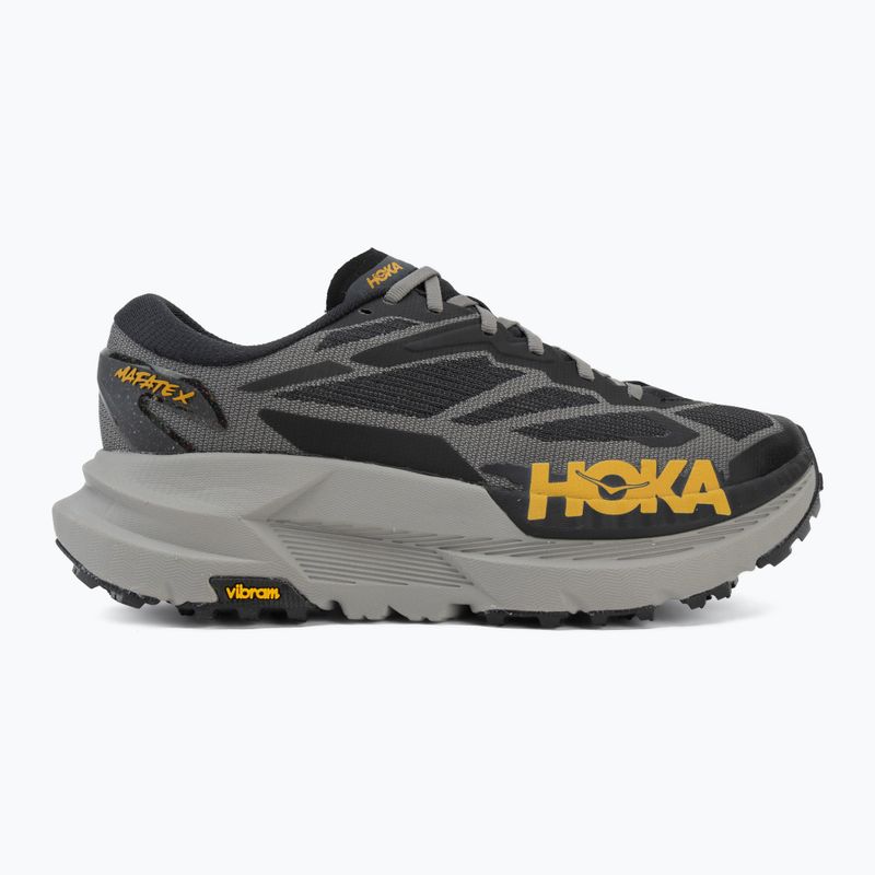Scarpe da corsa da uomo Hoka Mafate X black/cement 2