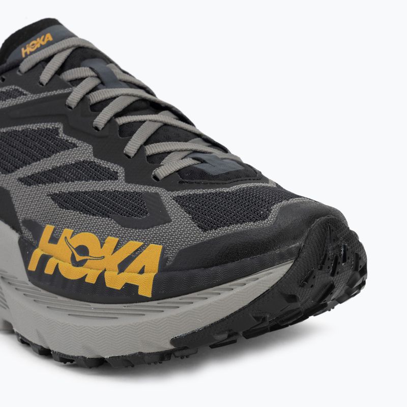 Scarpe da corsa da uomo Hoka Mafate X black/cement 7
