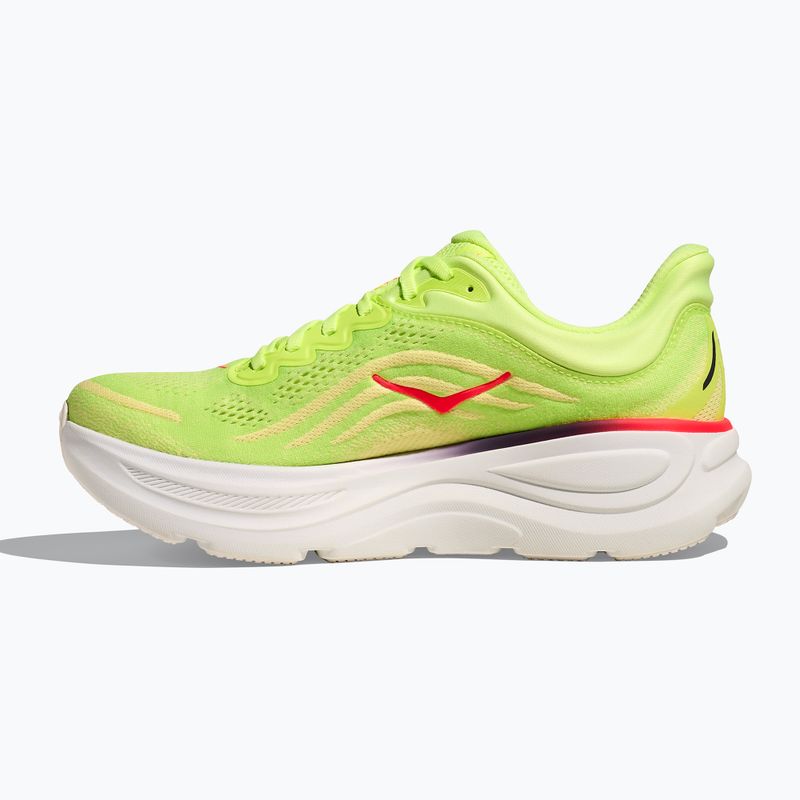 Scarpe da corsa da uomo HOKA Bondi 9 neon yuzu/sunlight 4