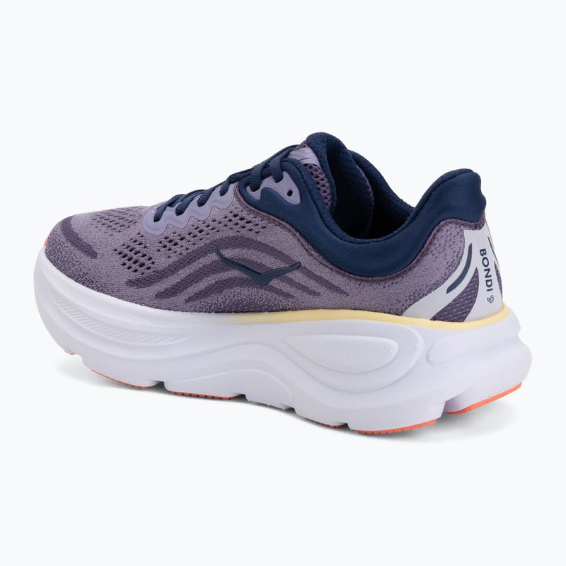 Scarpe da corsa donna HOKA Bondi 9 berry jam/berry patch 3