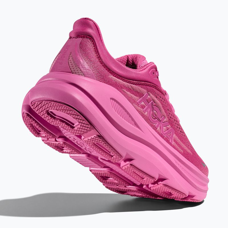 Scarpe da corsa da donna HOKA Bondi 9 crabapple/crabapple 5