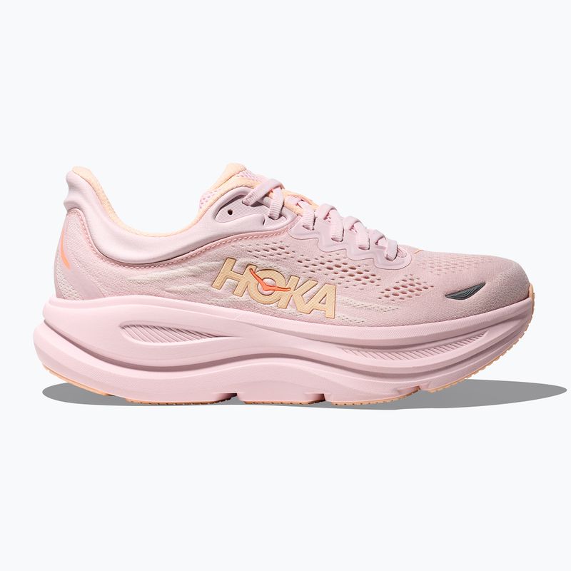 Scarpe da corsa da donna HOKA Bondi 9 lilac cream/tangerine glow 3