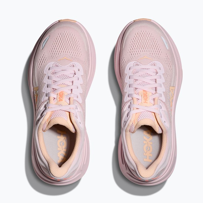 Scarpe da corsa da donna HOKA Bondi 9 lilac cream/tangerine glow 7
