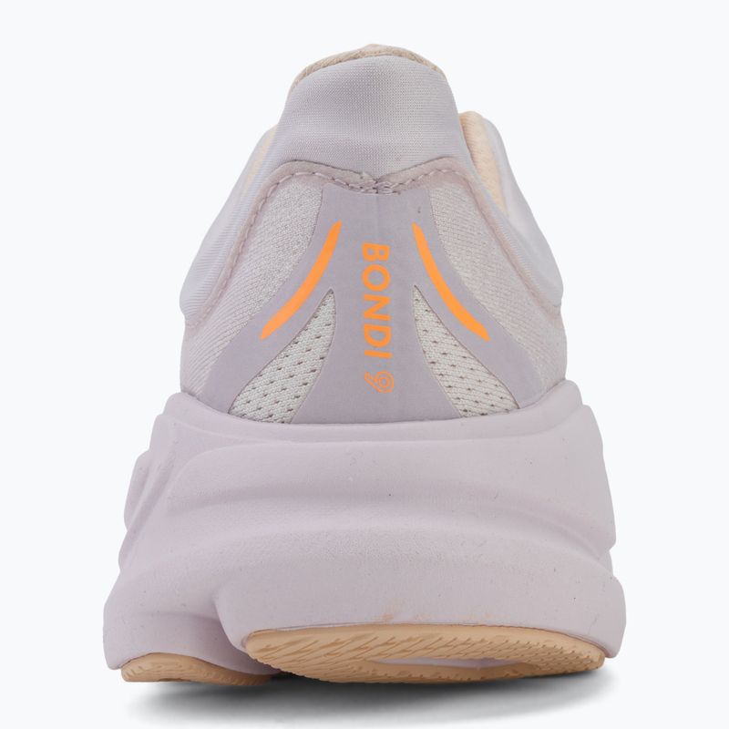 Scarpe da corsa da donna HOKA Bondi 9 lilac cream/tangerine glow 6