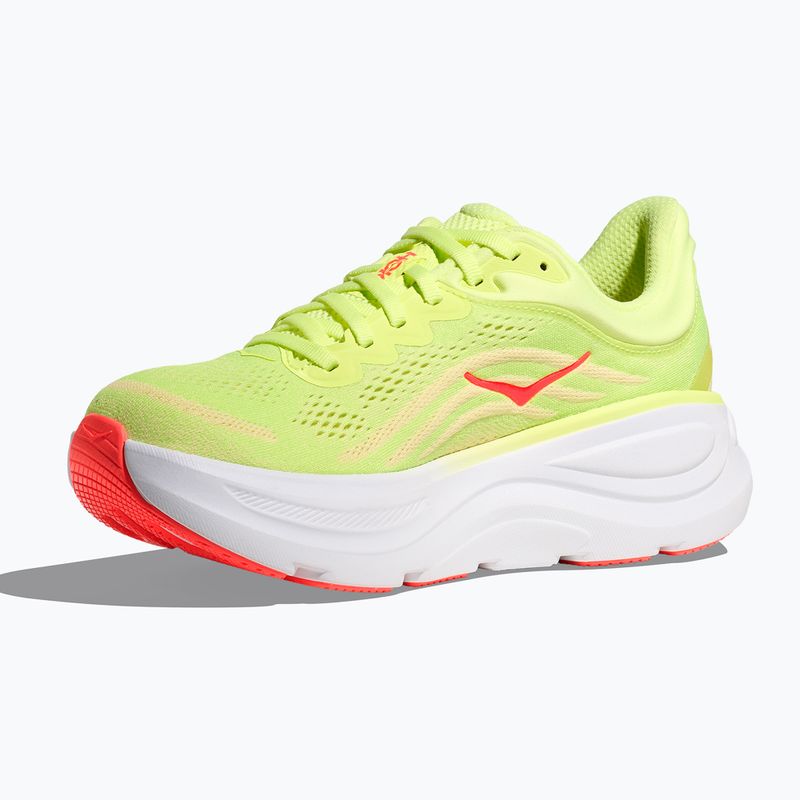 Scarpe da corsa donna HOKA Bondi 9 neon yuzu/sunlight 2