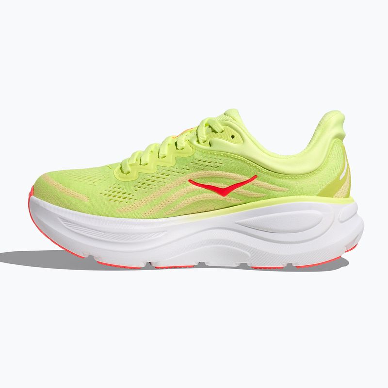 Scarpe da corsa donna HOKA Bondi 9 neon yuzu/sunlight 4