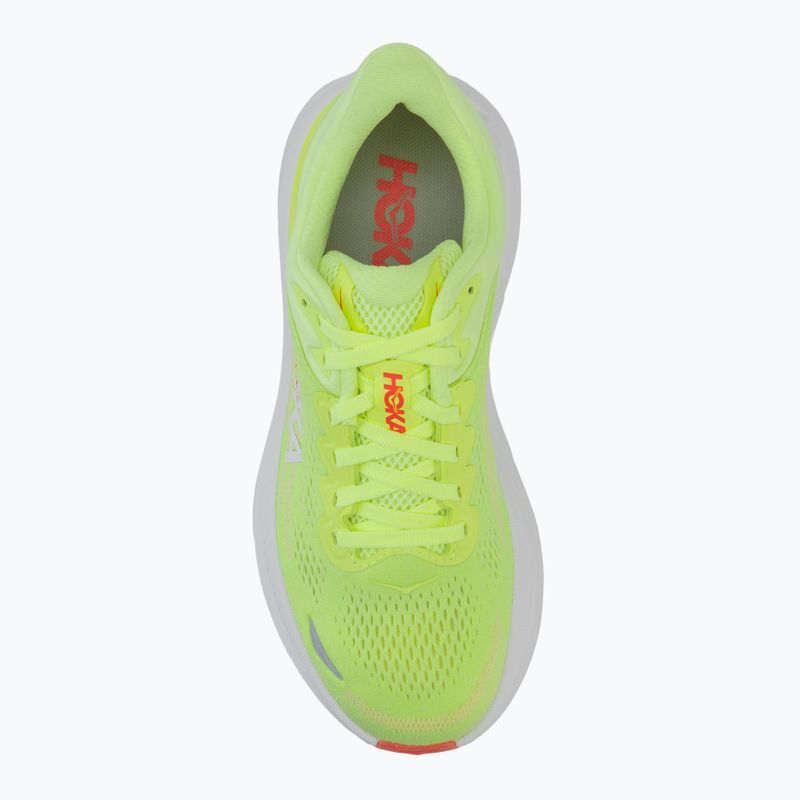 Scarpe da corsa donna HOKA Bondi 9 neon yuzu/sunlight 5
