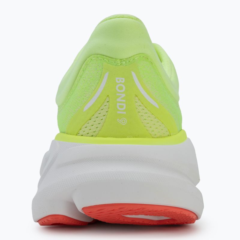 Scarpe da corsa donna HOKA Bondi 9 neon yuzu/sunlight 6