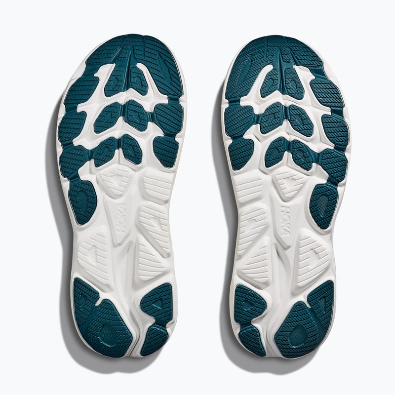 Scarpe da corsa da uomo HOKA Clifton 10 yellow gold/tidal wave 8