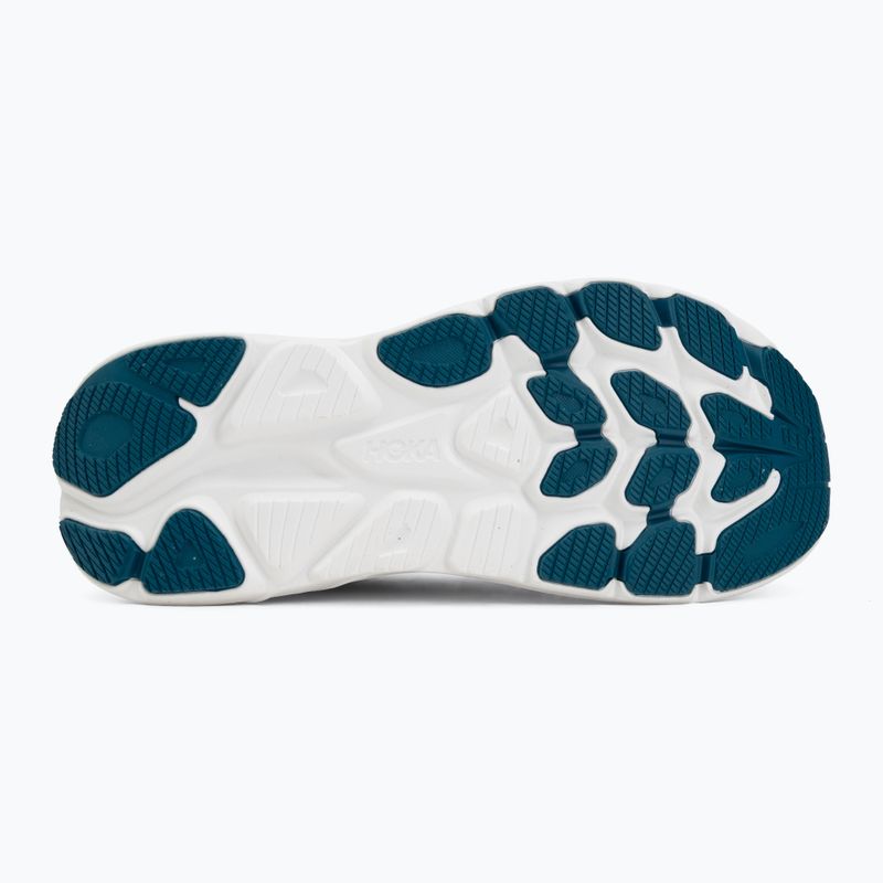 Scarpe da corsa da uomo HOKA Clifton 10 yellow gold/tidal wave 4
