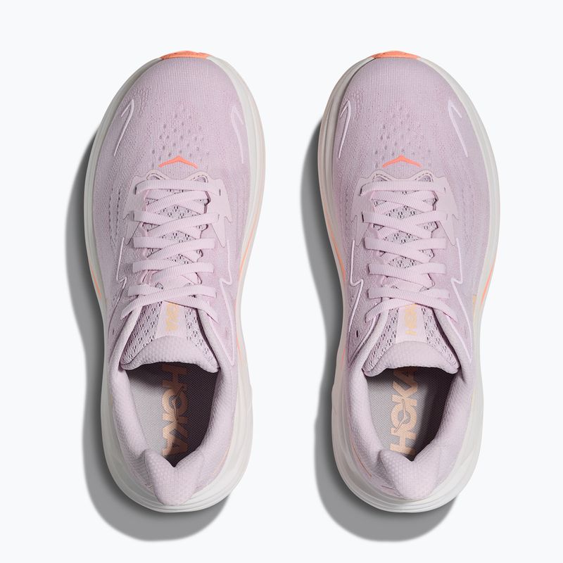 Scarpe da corsa da donna HOKA Clifton 10 lilac cream/tangerine glow 14