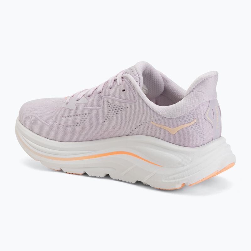 Scarpe da corsa da donna HOKA Clifton 10 lilac cream/tangerine glow 3