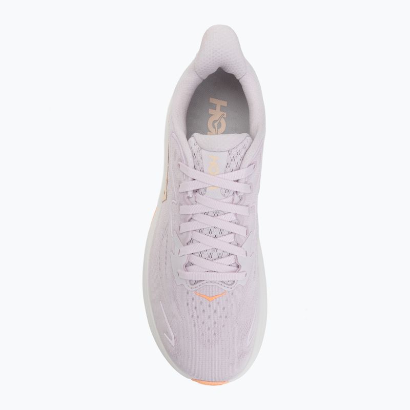 Scarpe da corsa da donna HOKA Clifton 10 lilac cream/tangerine glow 5