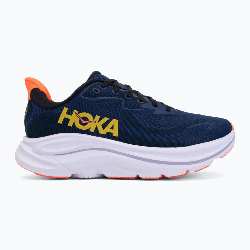Scarpe da corsa da donna HOKA Clifton 10 midnight blue/starlight glow 2