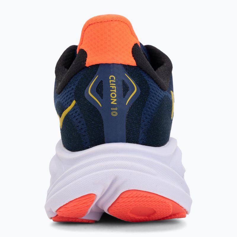 Scarpe da corsa da donna HOKA Clifton 10 midnight blue/starlight glow 6