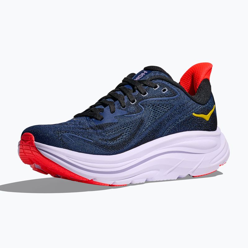 Scarpe da corsa da donna HOKA Clifton 10 midnight blue/starlight glow 9
