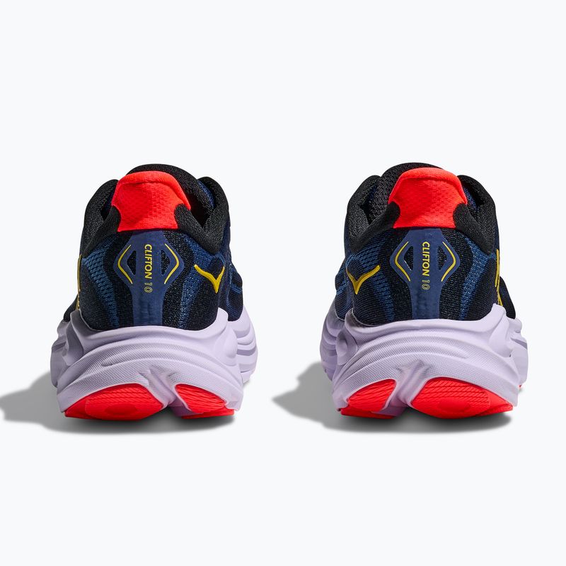Scarpe da corsa da donna HOKA Clifton 10 midnight blue/starlight glow 13