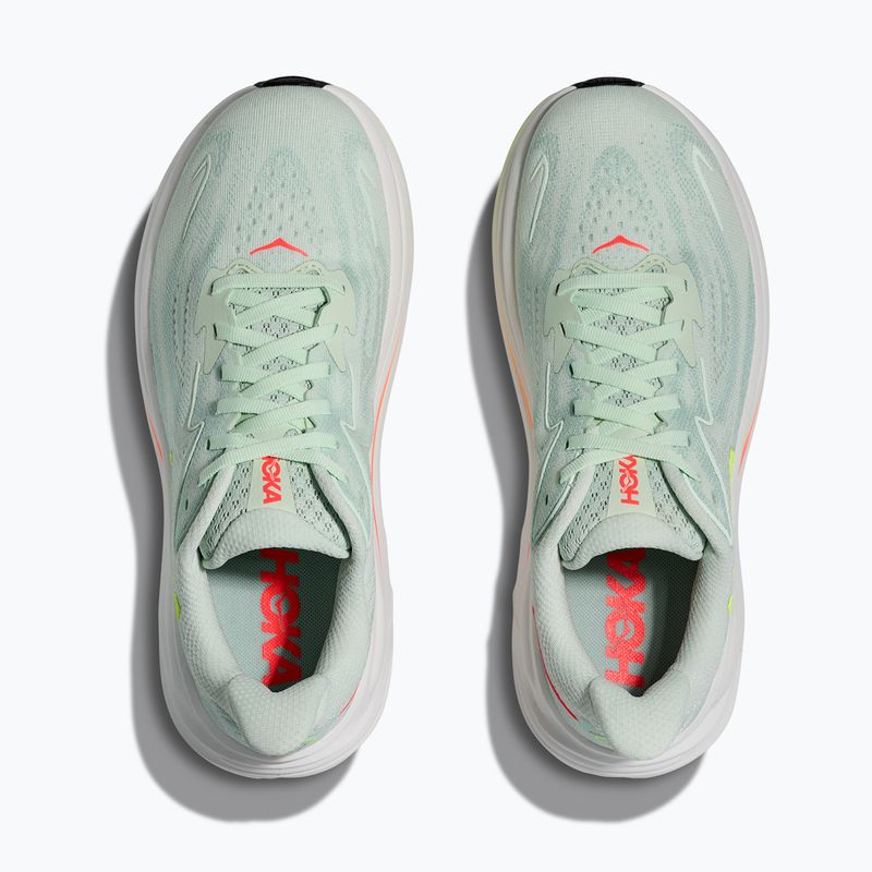 Scarpe da corsa da donna HOKA Clifton 10 sea glass/neon flame 7