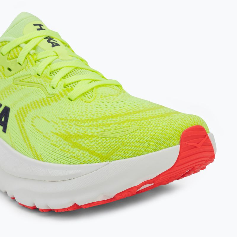 Scarpe da corsa uomo HOKA Arahi 8 neon yuzu/neon flame 7