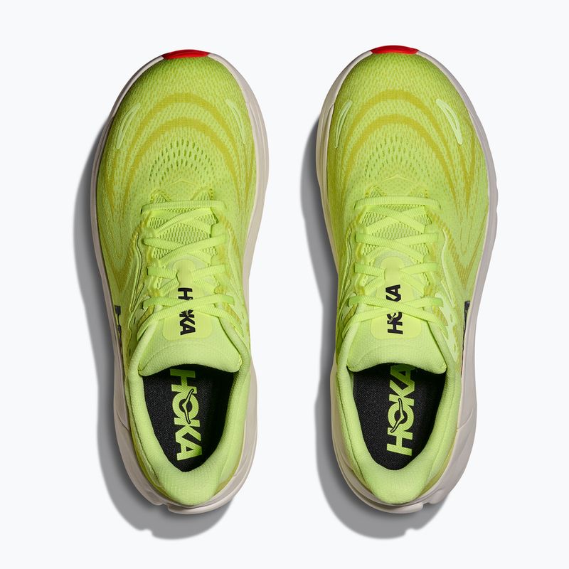 Scarpe da corsa uomo HOKA Arahi 8 neon yuzu/neon flame 7