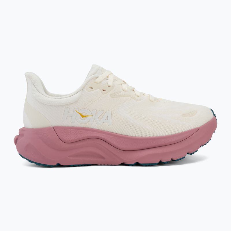 Scarpe da corsa da donna HOKA Arahi 8 alabaster/lingonberry 2