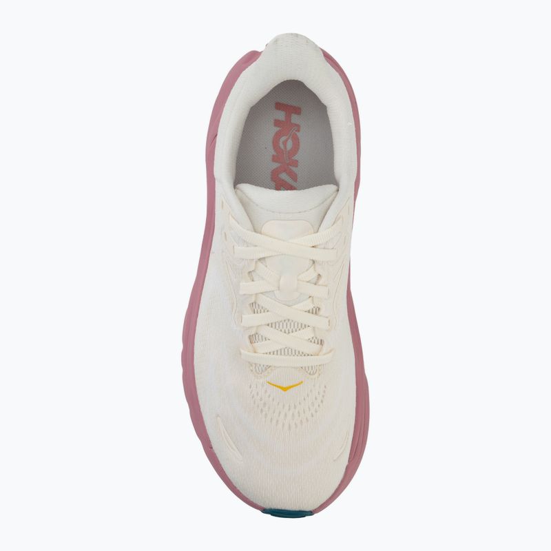 Scarpe da corsa da donna HOKA Arahi 8 alabaster/lingonberry 5