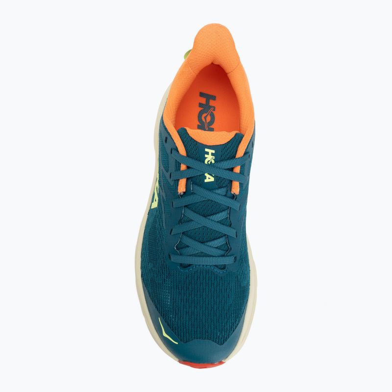 Scarpe da corsa da donna HOKA Challenger 8 tidal wave/pampas grass 5