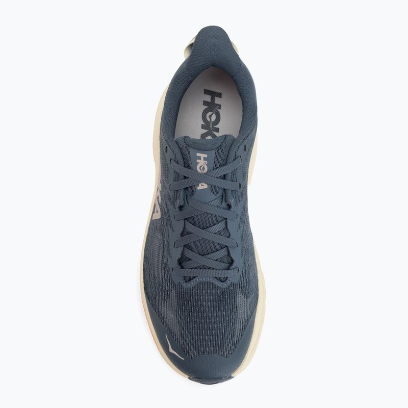 Scarpe da corsa da uomo HOKA Challenger 8 Wide faded navy/pampas grass 5