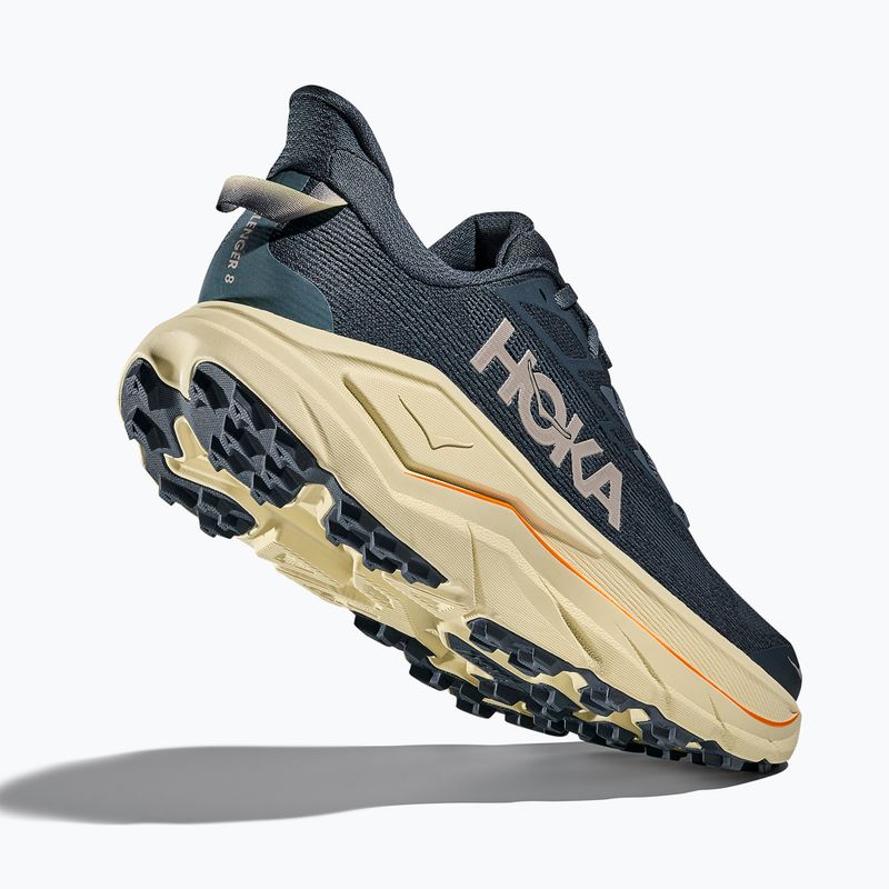Scarpe da corsa da uomo HOKA Challenger 8 Wide faded navy/pampas grass 8