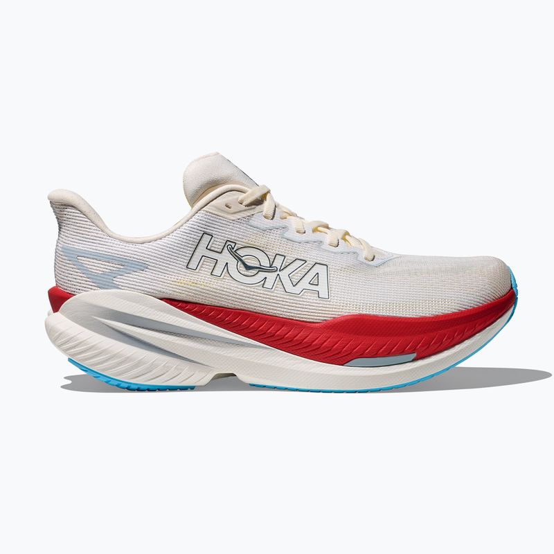Scarpe da corsa uomo Hoka Mach X 3 white/alabaster 3