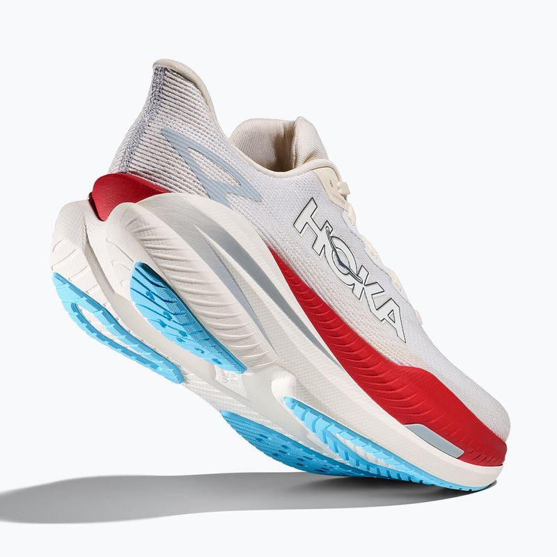Scarpe da corsa uomo Hoka Mach X 3 white/alabaster 5