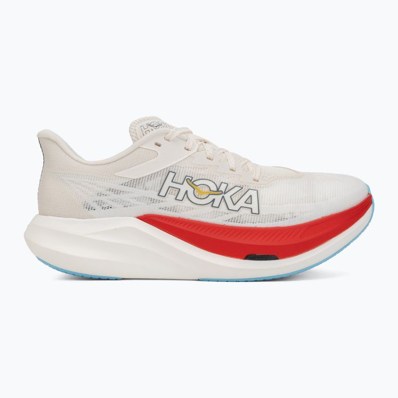 Scarpe da corsa HOKA Rocket X 3 alabaster/frost 2