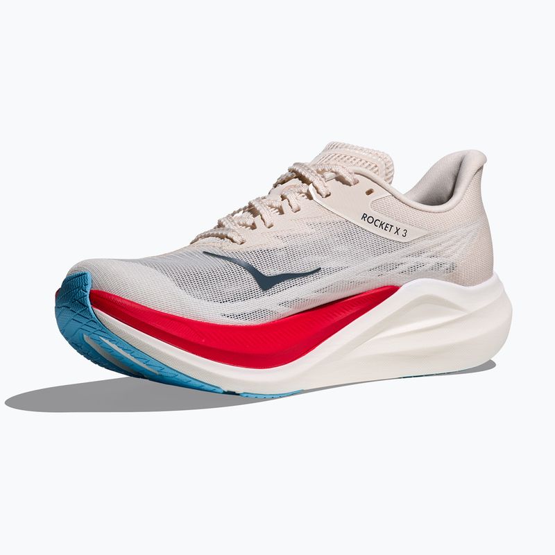 Scarpe da corsa HOKA Rocket X 3 alabaster/frost 2