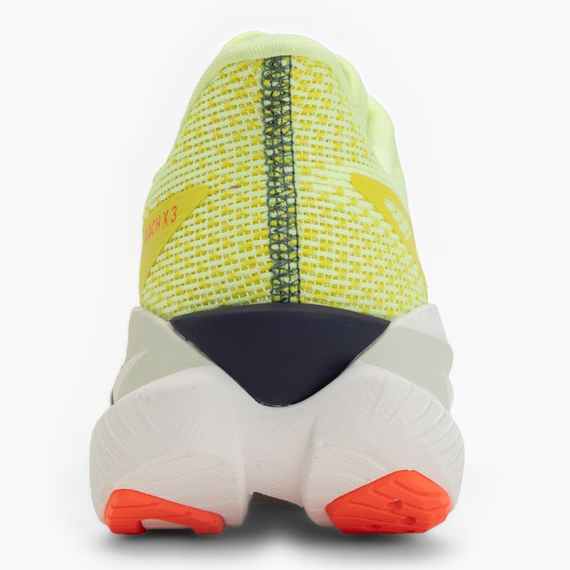 Scarpe da running da uomo Hoka Mach X 3 Wide neon yuzu/squid ink 6