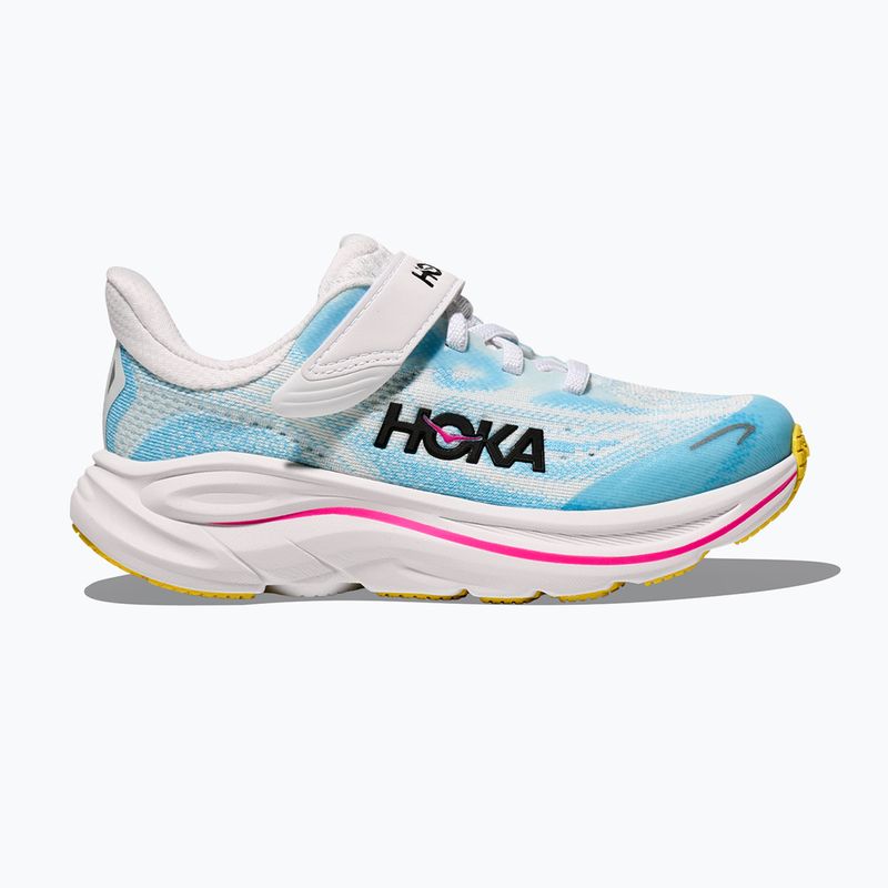 Scarpe da corsa per bambini HOKA Clifton 10 frost/soaring blue 2