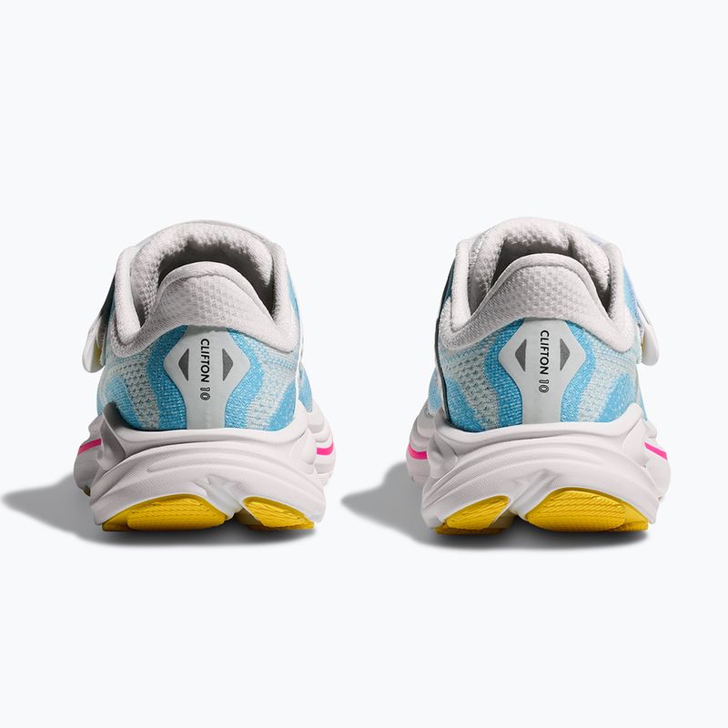 Scarpe da corsa per bambini HOKA Clifton 10 frost/soaring blue 6