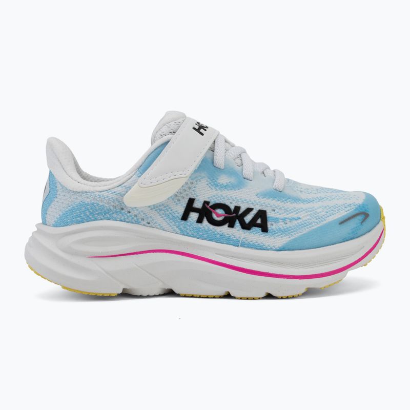 Scarpe da corsa per bambini HOKA Clifton 10 frost/soaring blue 2