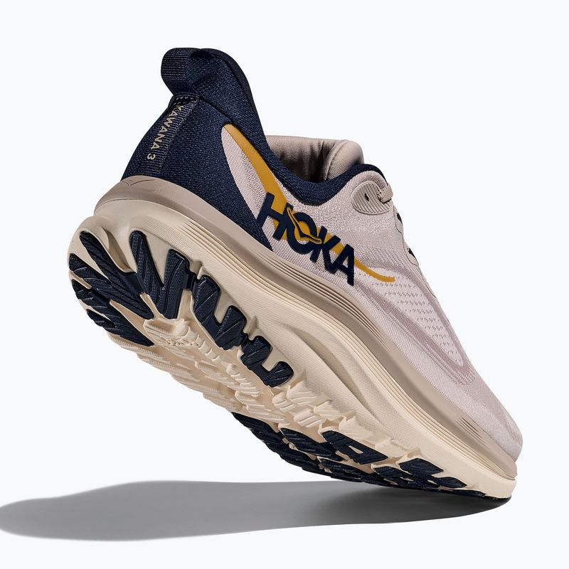 Scarpe da corsa uomo Hoka Kawana 3 putty/midnight blue 5