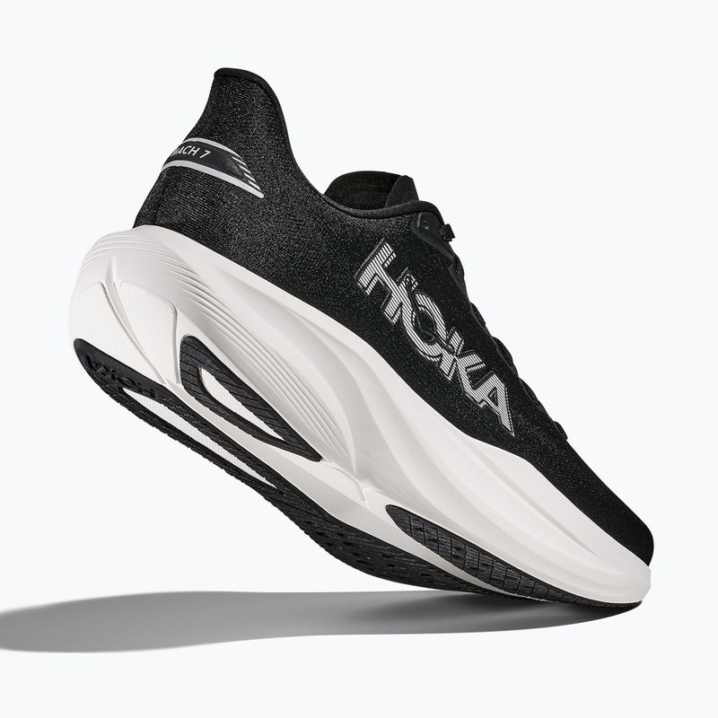 Scarpe da corsa da uomo HOKA Mach 7 black/white 5