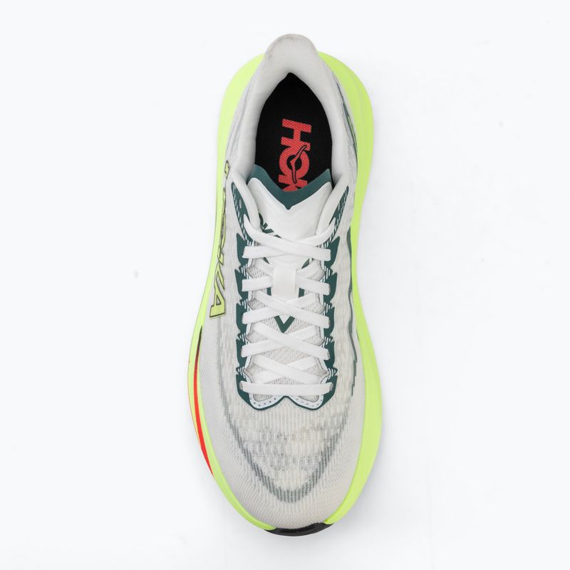 Scarpe da corsa uomo HOKA Mach 7 frost/neon yuzu 5