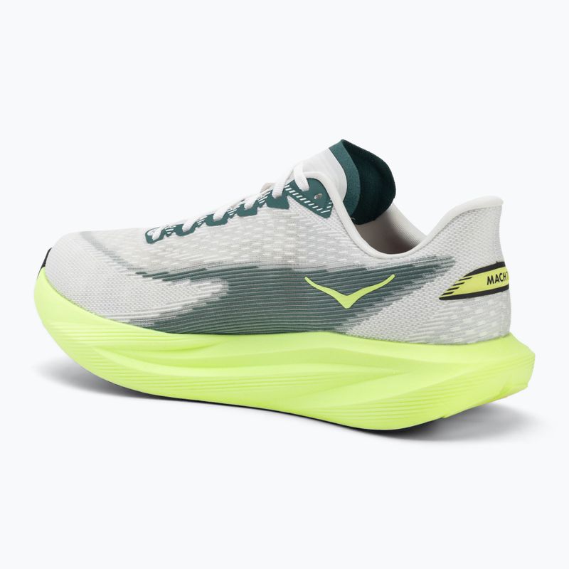 Scarpe da corsa uomo HOKA Mach 7 Wide frost/neon yuzu 3